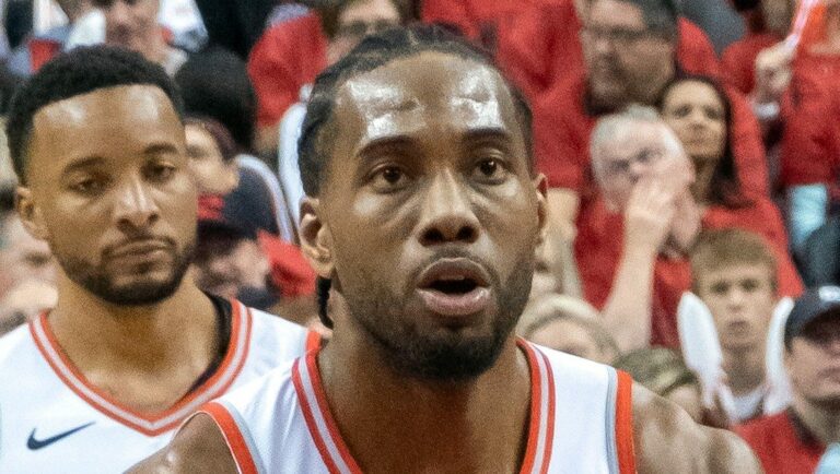 Kawhi Leonard in the 2019 NBA Finals.