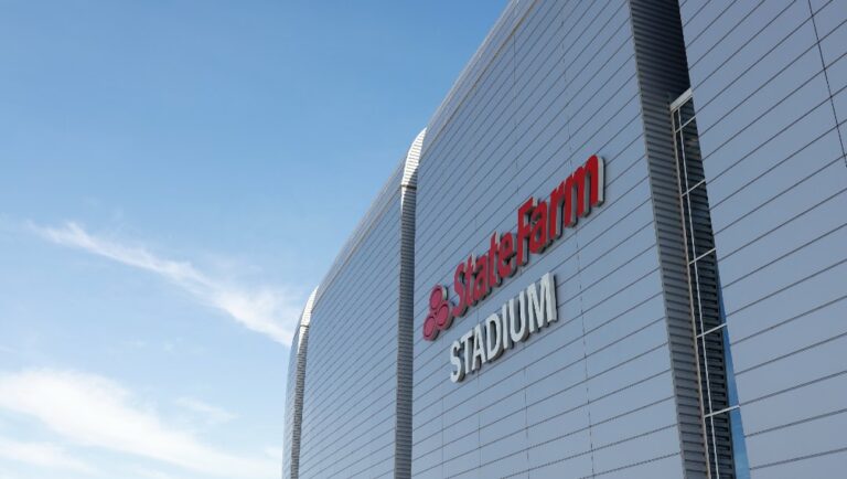State Farm Stadium seen in a general outside view before an NFL football game in Glendale, Ariz.