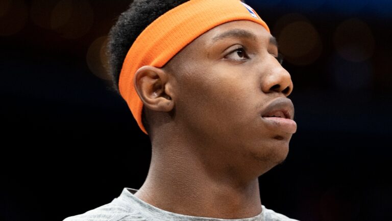 RJ Barrett of the New York Knicks.