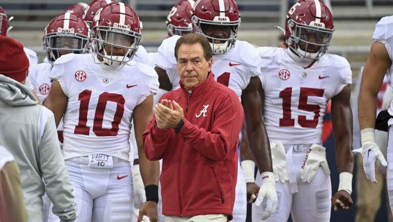 Nick Saban hasa been coaching at Alabama since 2007.