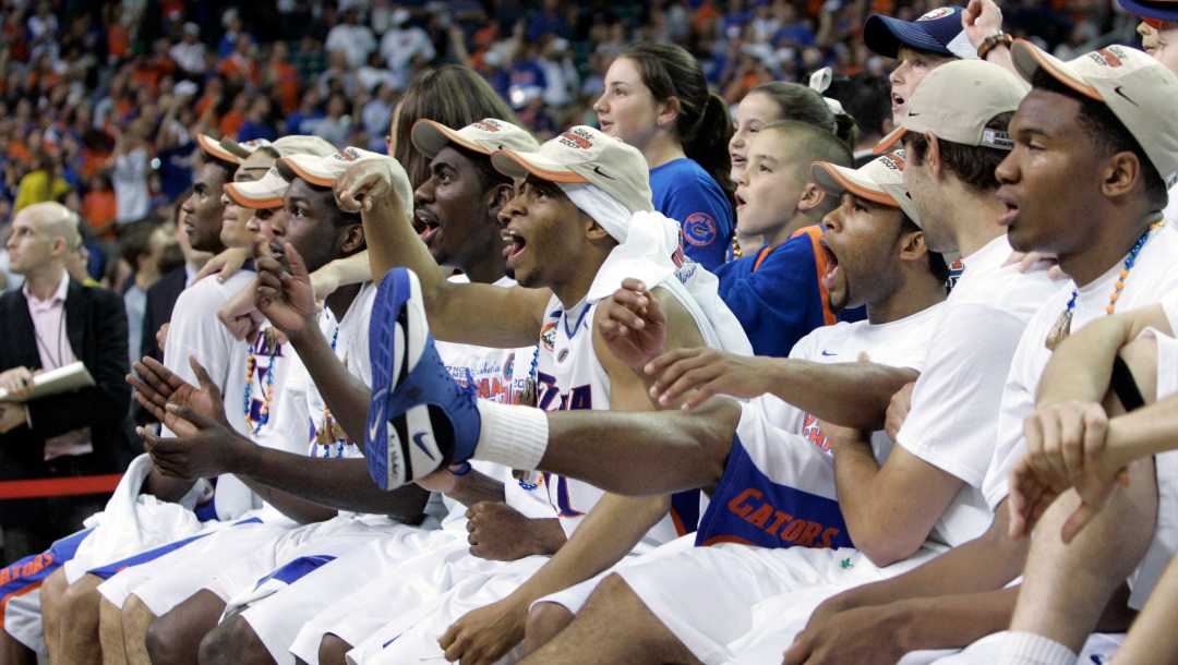 the Final Four basketball championship at Georgia Dome in Atlanta, Monday, April 2, 2007. (AP Photo/Mark Humphrey)