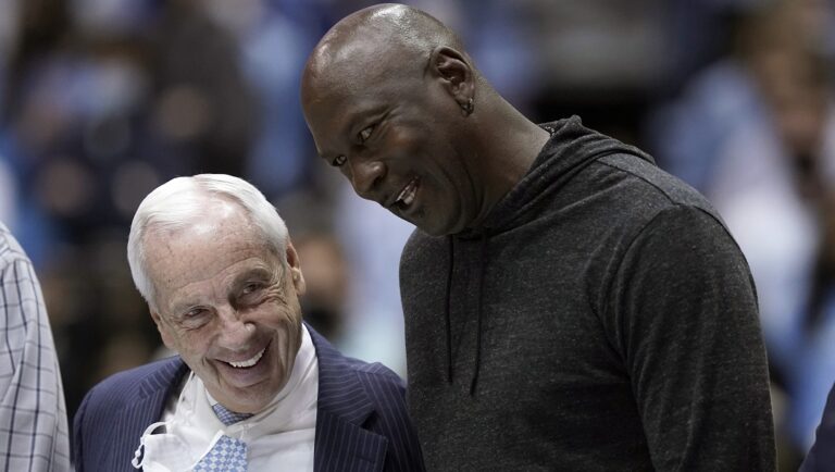 Michael Jordan played college basketball at UNC for three season.