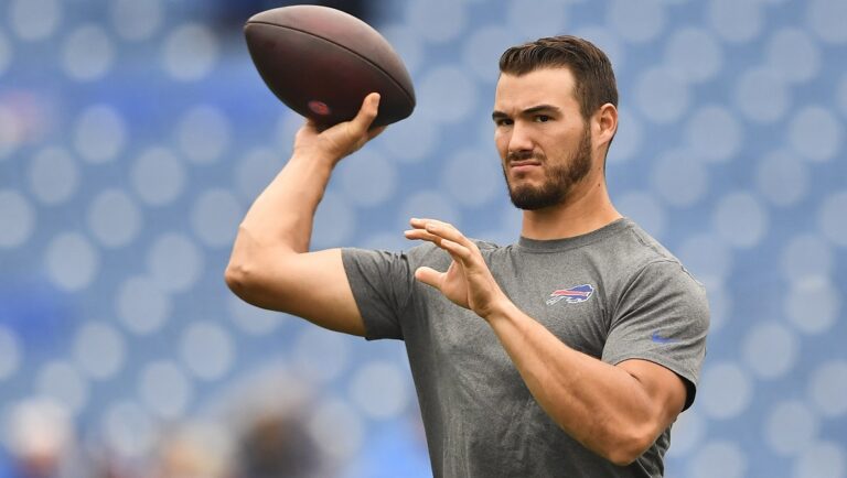 Mitchell Trubisky was the first of 10 quarterbacks drafted by NFL teams in 2017.