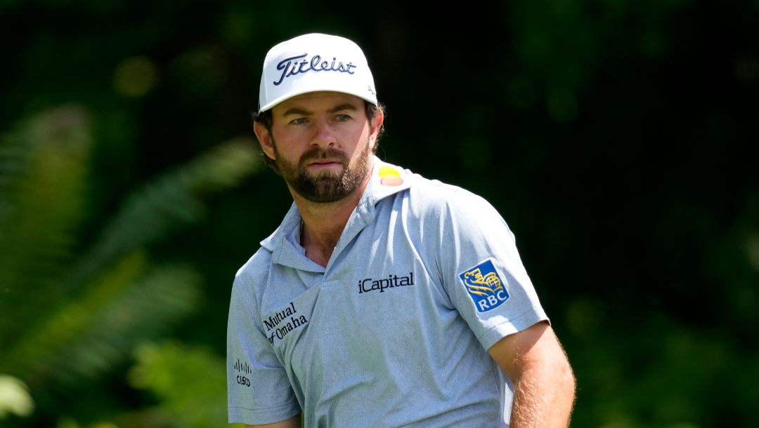 Cameron Young watches his shot on the second tee during the third round of the John Deere Classic golf tournament, Saturday, July 8, 2023, at TPC Deere Run in Silvis, Ill.