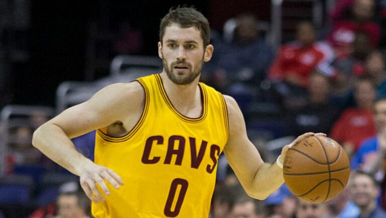 Kevin Love of the Cleveland Cavaliers in a game against the Washington Wizards at Verizon Center on November 21, 2014.