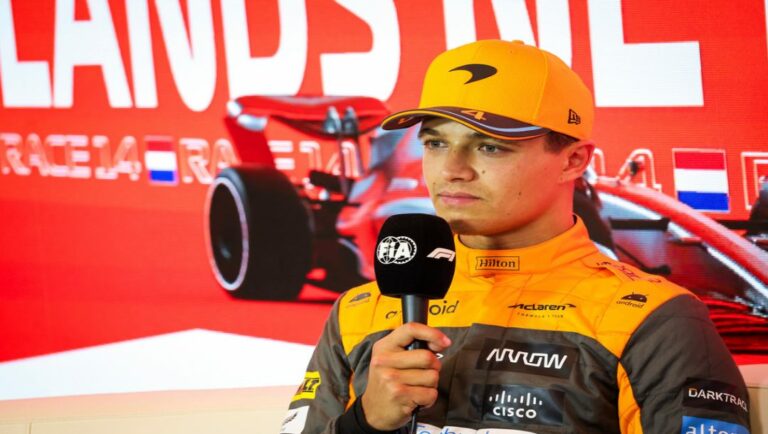 #4 Lando Norris (GBR, McLaren F1 Team), F1 Grand Prix of the Netherlands at Circuit Zandvoort on August 26, 2023 in Zandvoort, Netherlands.