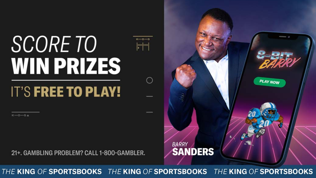 8-Bit Barry Sanders BetMGM