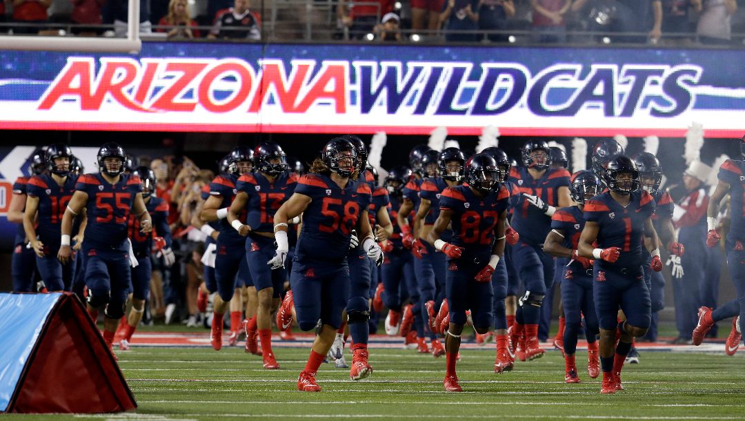 Arizona in the second half during an NCAA college football game against Utah, Friday, Sept. 22, 2017, in Tucson, Ariz. Utah defeated Arizona 30-24.