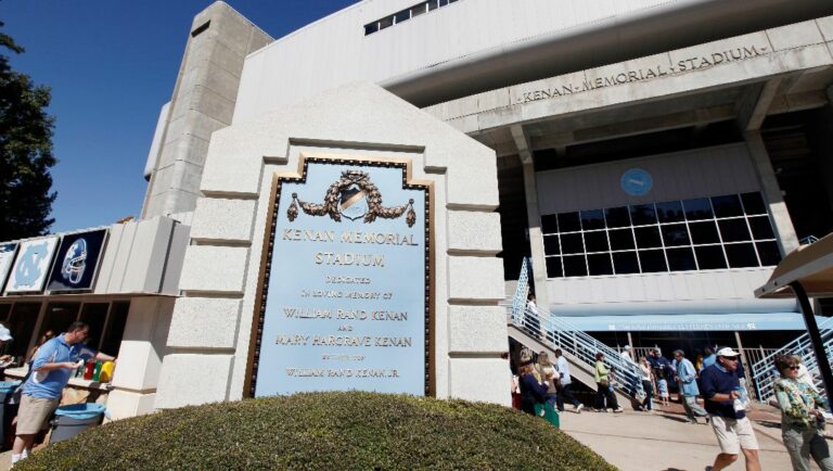 North Carolinas' Kenan Stadium is shown in Chapel Hill, N.C., Saturday, Oct. 8, 2011.