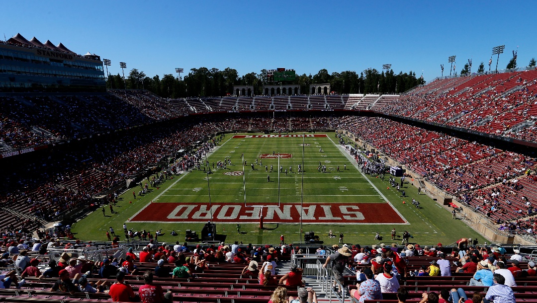 Stanford stadium view during the third quarter of an NCAA college football game against Northwestern in Stanford, Calif., Saturday, Aug. 31, 2019.
