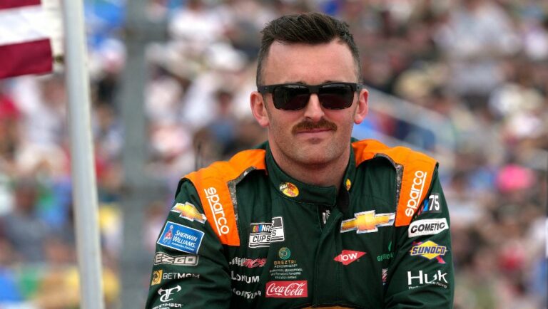 Austin Dillon during driver introductions before the NASCAR Daytona 500 auto race at Daytona International Speedway, Sunday, Feb. 19, 2023, in Daytona Beach, Fla.