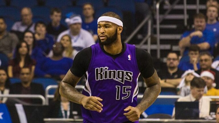 DeMarcus Cousins of the Sacramento Kings during an NBA game on December 21, 2018.