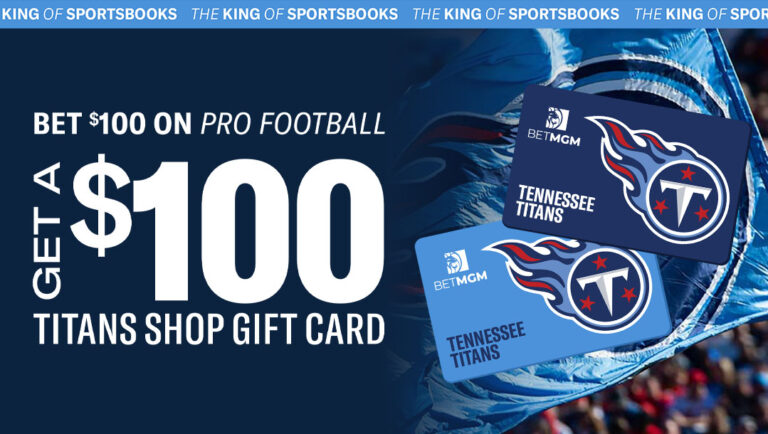 BetMGM Tennessee Titans Promo Gift Cards