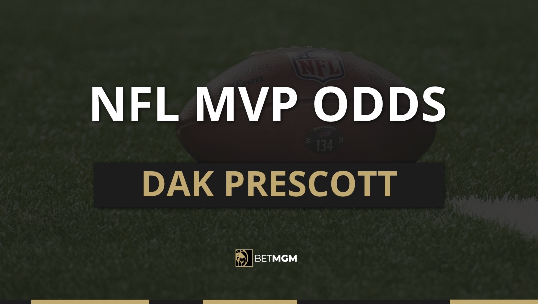 Get the latest Dak Prescott MVP odds for the 2025-26 NFL season based on prices from the BetMGM online sportsbook.