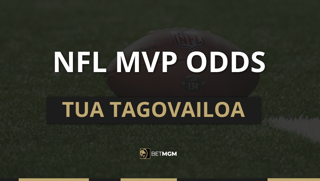 Get the latest Tua Tagovailoa MVP odds for the 2025-26 NFL season based on prices from the BetMGM online sportsbook.