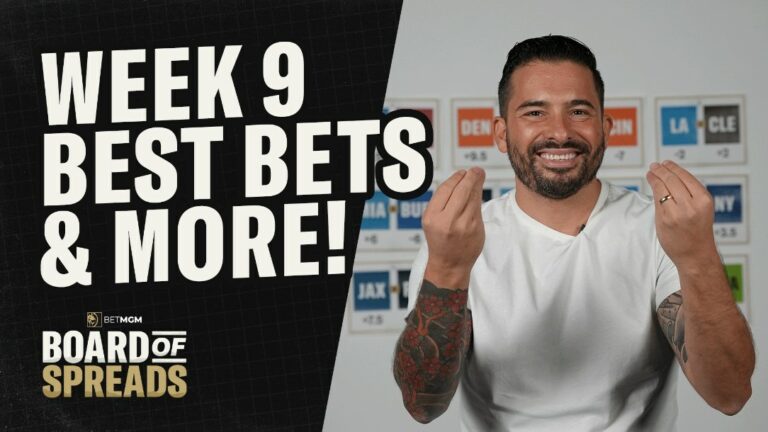 Board of Spreads: Nick Kostos’ Picks for NFL Week 9