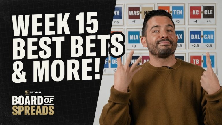 Board of Spreads: Nick Kostos’ Picks for NFL Week 15