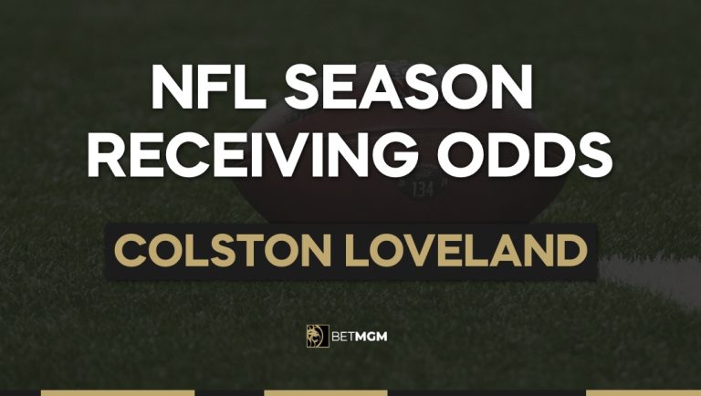 Colston Loveland Yards & TDs This Season: Receiving Odds