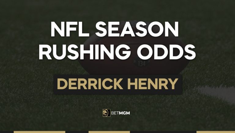 Derrick Henry Yards & TDs This Season: Rushing Odds