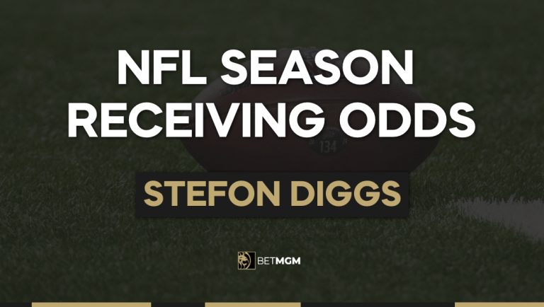 Stefon Diggs Yards & TDs This Season: Receiving Odds