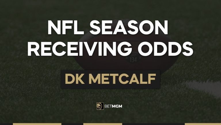 DK Metcalf Yards & TDs This Season: Receiving Odds