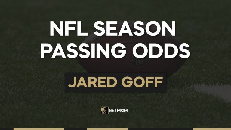 Jared Goff Yards & TDs This Season: Passing Odds