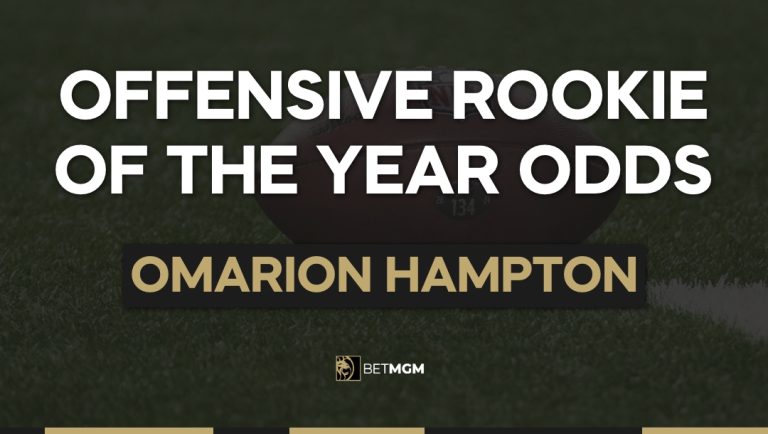 Omarion Hampton Odds To Win Offensive Rookie of the Year