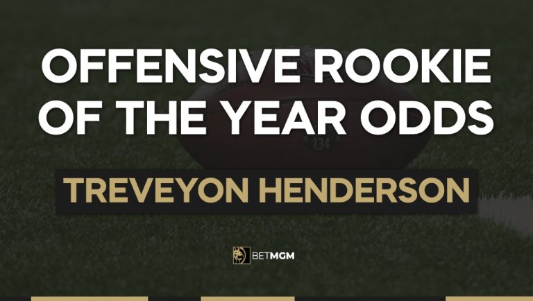 TreVeyon Henderson Odds To Win Offensive Rookie of the Year