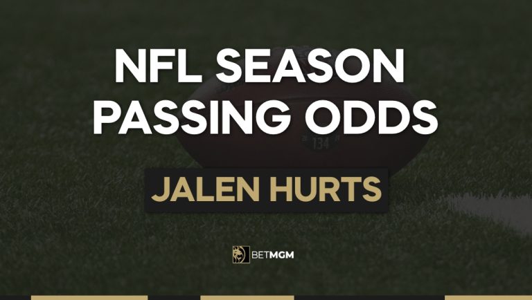 Jalen Hurts Yards & TDs This Season: Passing Odds