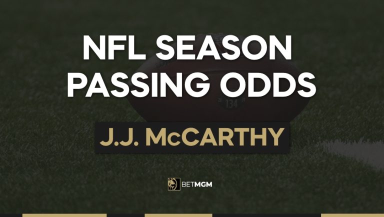 J.J. McCarthy Yards & TDs This Season: Passing Odds