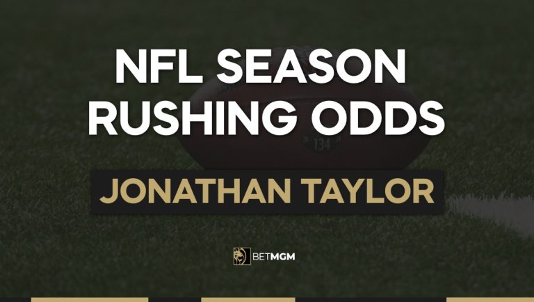 Jonathan Taylor Yards & TDs This Season: Rushing Odds
