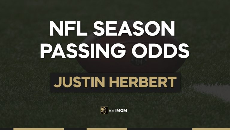 Justin Herbert Yards & TDs This Season: Passing Odds
