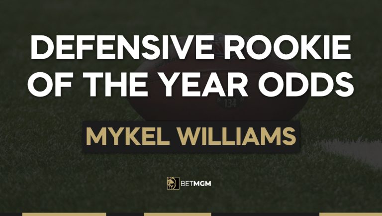 Mykel Williams Odds To Win Defensive Rookie of the Year