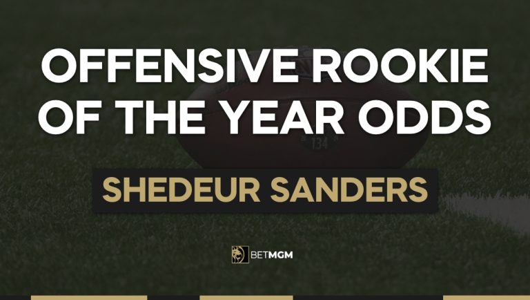 Shedeur Sanders Odds To Win Offensive Rookie of the Year