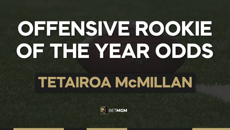Tetairoa McMillan Odds To Win Offensive Rookie of the Year