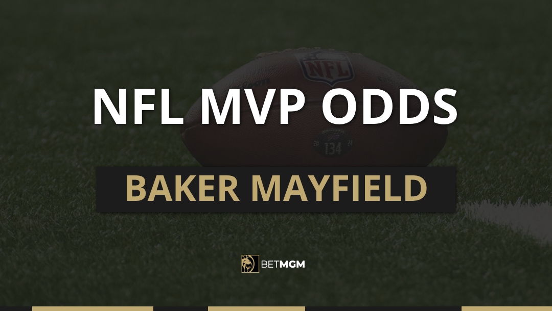 Get the latest Baker Mayfield MVP odds for the 2025-26 NFL season based on prices from the BetMGM online sportsbook.