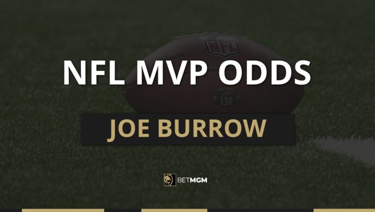 Get the latest Joe Burrow MVP odds for the 2025-26 NFL season based on prices from the BetMGM online sportsbook.