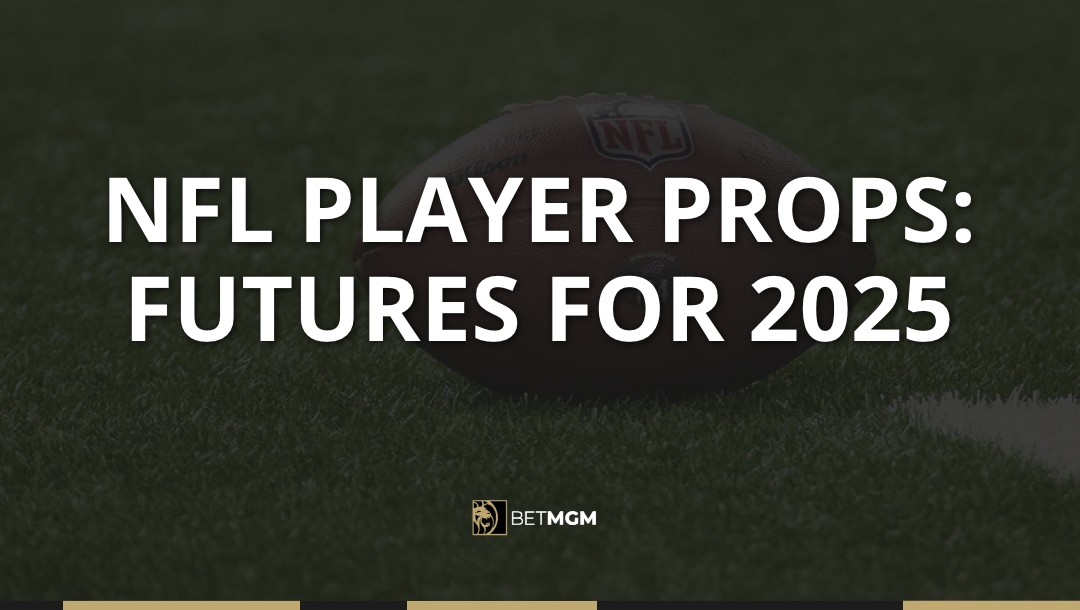 Get my NFL player props for the 2025 NFL season based on NFL odds from the BetMGM online sportsbook, including Christian McCaffrey.