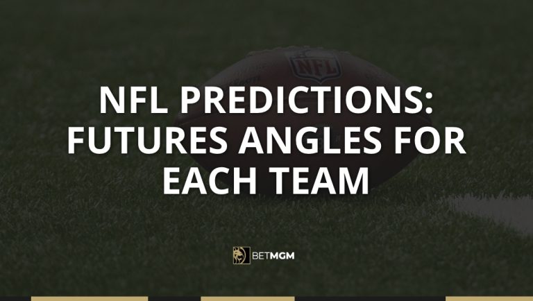 Get NFL predictions with a futures angle for all 32 teams this season, including analysis on three new division winners.