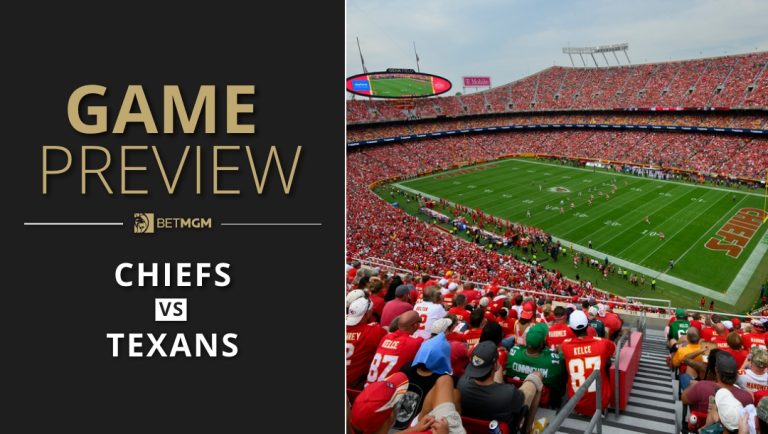 See the latest NFL Week 14 odds, picks and predictions for Chiefs vs. Texans on December 7 at GEHA Field at Arrowhead Stadium.